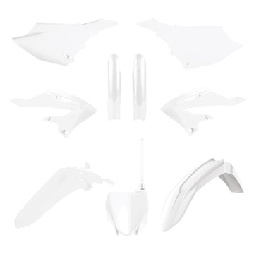 Yamaha YZ 250 (CG 23) [2022-2023] - Plastik-Kit Weiß Yamaha YZ125/250