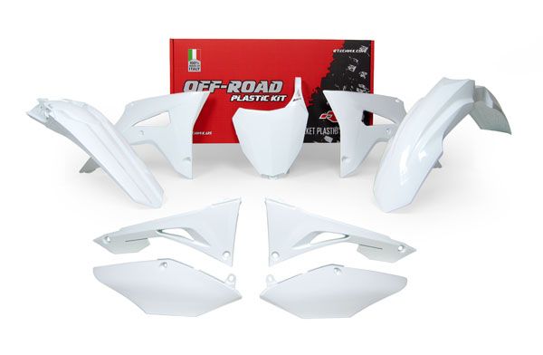 HONDA CRF 250 R [2024] - Revolution Plastic Kit Hvit Honda CRF