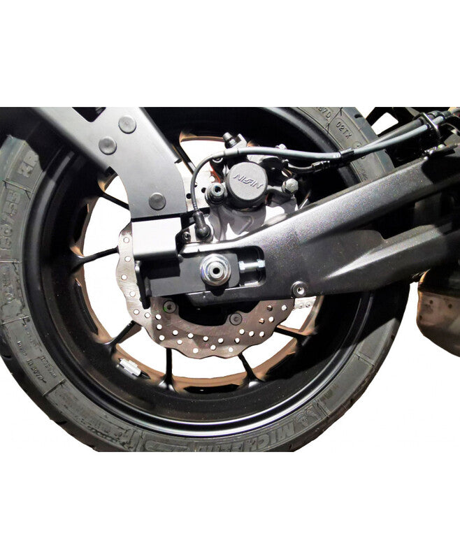 Yamaha Tracer 700 [ACCESS DESIGN] - ''Hjulmontert'' Nummerskiltholder Svart - Yamaha MT-07 Tracer