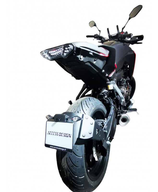Yamaha Race [ACCESS DESIGN] - ''Hjulmontert'' Nummerskiltholder Svart - Yamaha MT-07 Tracer