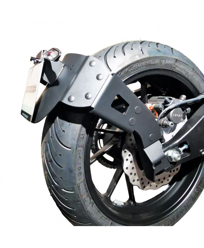Yamaha Tracer 700 [ACCESS DESIGN] - ''Hjulmontert'' Nummerskiltholder Svart - Yamaha MT-07 Tracer