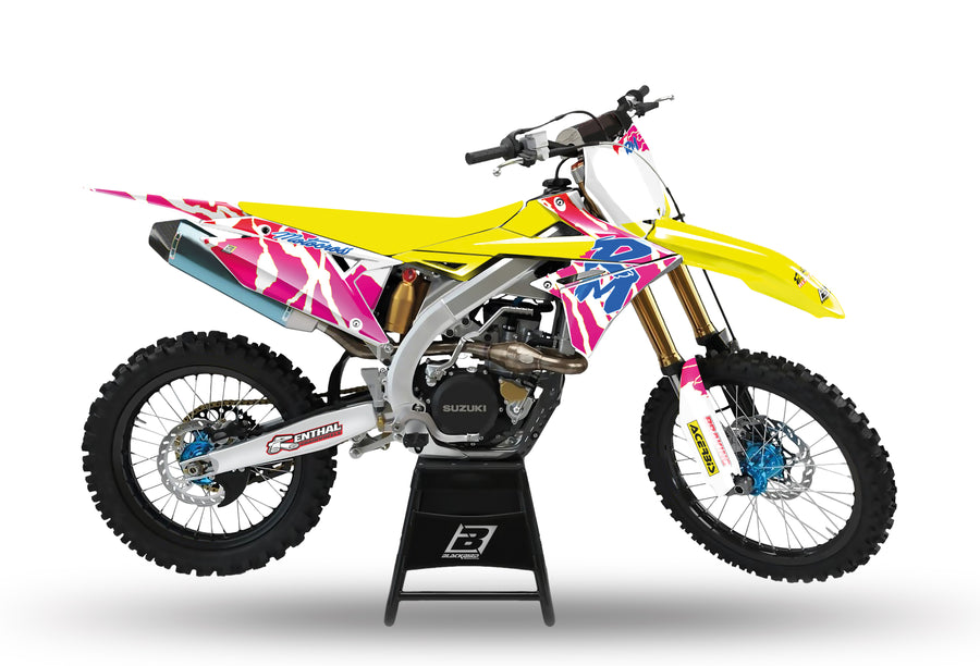 SUZUKI RM 125 [2001-2008] - Retro komplett grafisk sett - Suzuki RM 125/250