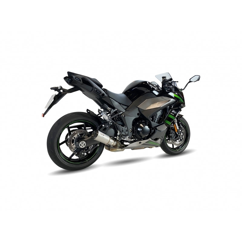 Kawasaki Ninja 1000 [IXIL] - RC lyddemper i rustfritt stål / endestykke karbon - CK7294RC