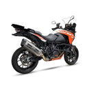 Ktm 1090 Adventure [IXIL] - MXT lyddemper rustfritt stål / endestykke svart - EM3089SS