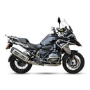 Bmw R 1250 Gs Adventure [IXIL] - MXT lyddemper i rustfritt stål / endestykke svart - EB5095SS-2