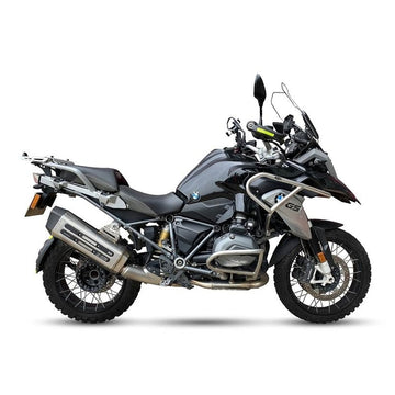 Bmw R 1250 Gs Adventure [IXIL] - MXT lyddemper i rustfritt stål / endestykke svart - EB5095SS - 0