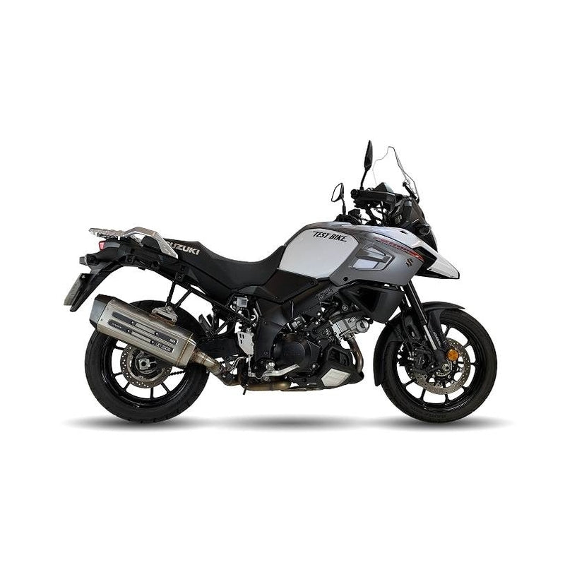 Suzuki V-Strom 1000 Abs [IXIL] - MXT lyddemper rustfritt stål / endestykke svart - ES8084SS