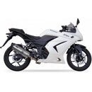 Kawasaki Ninja 250 [IXIL] - Hexoval lyddemper rustfritt stål svart / endestykke rustfritt stål - OK7034VSE