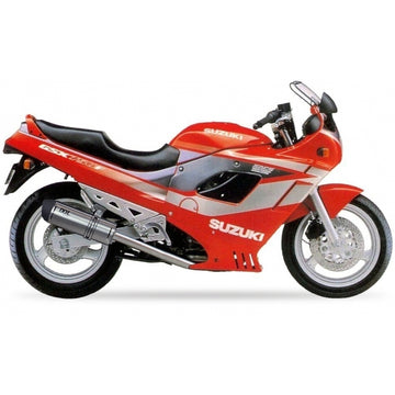 Suzuki Gsx 600 [IXIL] - Hexoval lyddemper i rustfritt stål / endestykke svart