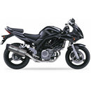 Suzuki SV 650 S [2006-2012] - Hexoval endepotte rustfritt stål / endestykke rustfritt stål svart - OS8056VSE