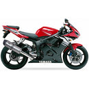 Yamaha YZF-R 6 (RJ 05) [2003] - Hexoval lyddemper i rustfritt stål / endestykke rustfritt stål svart - OY9053VSE