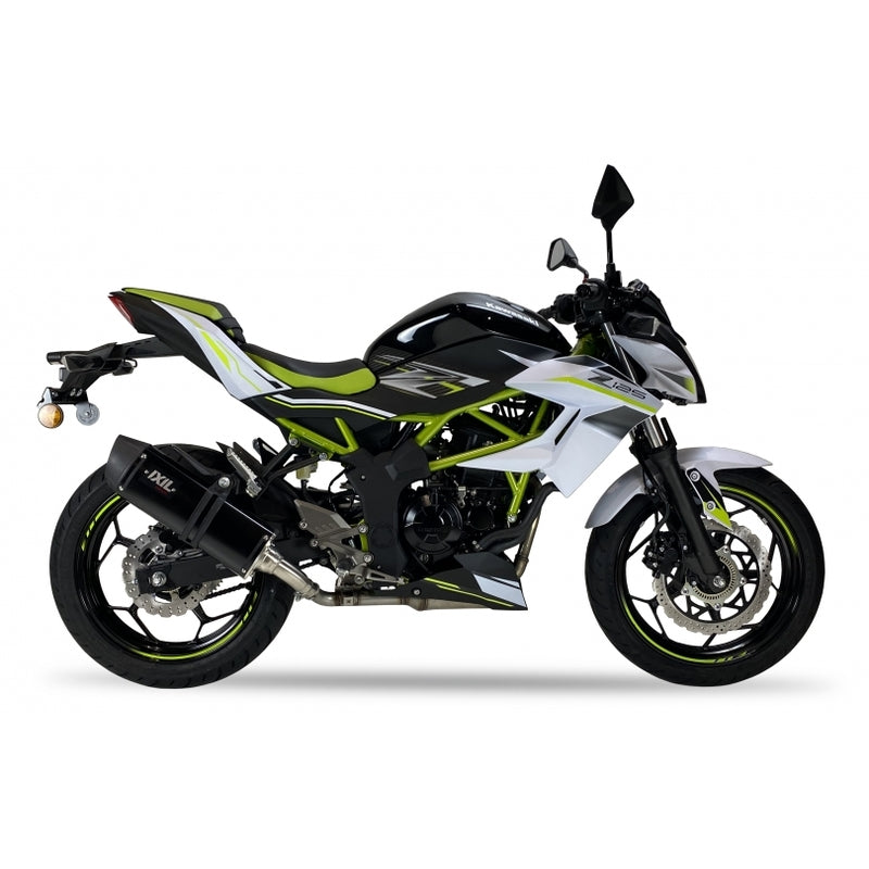 Kawasaki Ninja [IXIL] - Hexoval lyddemper rustfritt stål svart / rustfritt stål svart - OK7037VSEB