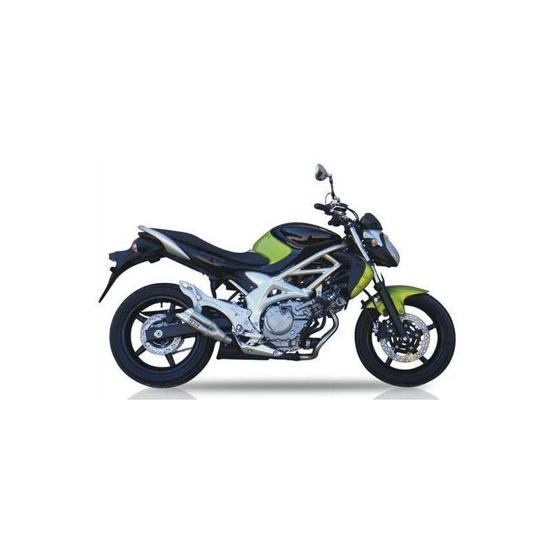 Suzuki Sfv 650 [IXIL] - Hyperlow lyddemper i rustfritt stål / endestykke aluminium - XS8358V