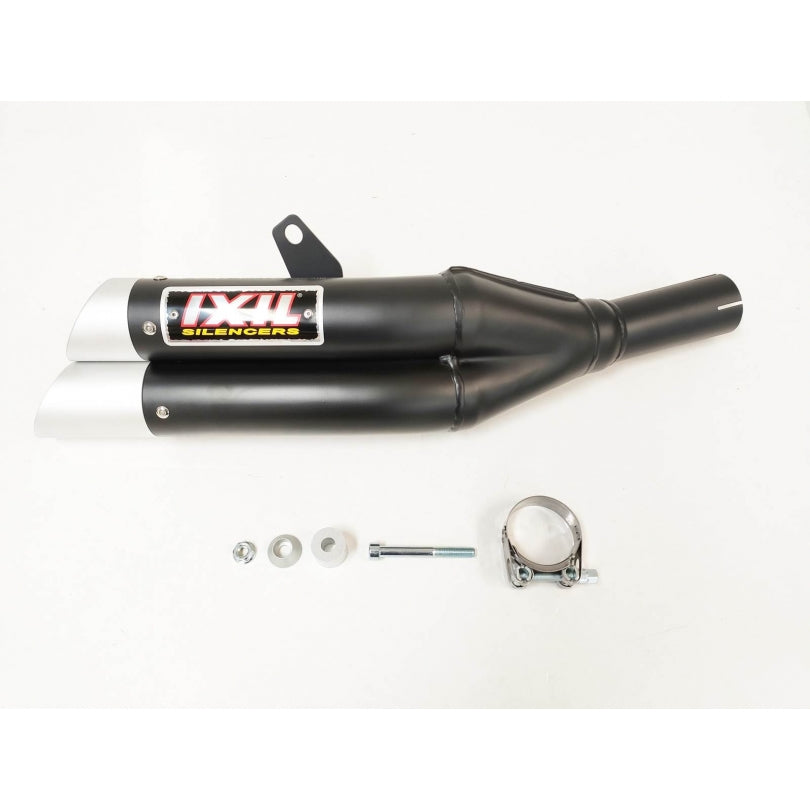 Honda CBR 500 R ABS PC44 [2013-2015] - Hyperlow lyddemper i rustfritt stål svart / endestykke aluminium - XH6333XB