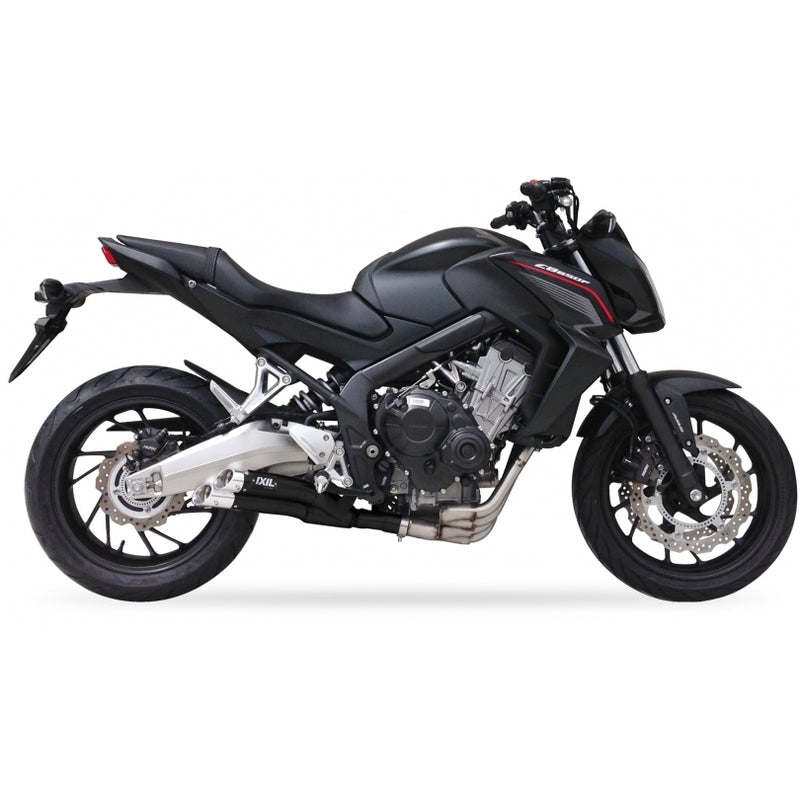Honda Cb 650 R Neo Sports Cafe [IXIL] - Hyperlow komplett system rustfritt stål svart / polert aluminium - XH6356XB