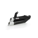 Honda Nc 750 S Dct [IXIL] - Hyperlow lyddemper i rustfritt stål svart / endestykke aluminium - XH6362XB-1
