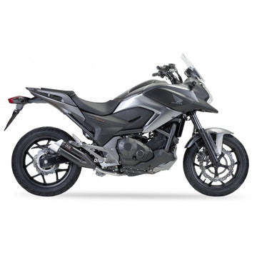 Honda Nc 700 [IXIL] - Hyperlow lyddemper rustfritt stål svart / endestykke aluminium - XH6362XB - 0