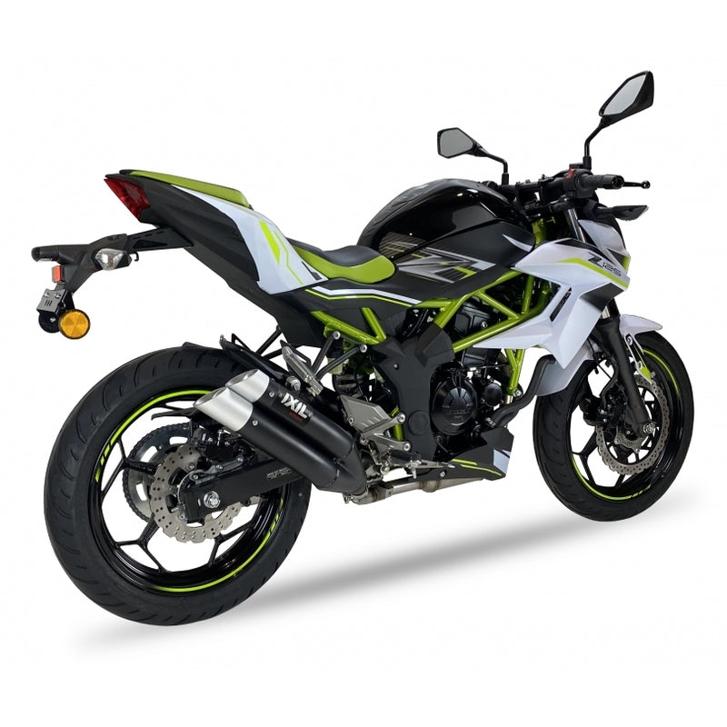 Kawasaki Ninja [IXIL] - Hyperlow lyddemper i rustfritt stål svart / endestykke aluminium - XK7337XB