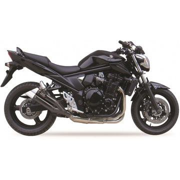Suzuki Gsf 650 [IXIL] - Hyperlow lyddemper i rustfritt stål svart / endestykke aluminium - XS8357XB