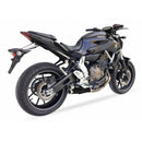 Yamaha Tracer 700 [IXIL] - Hyperlow komplett system rustfritt stål svart / polert aluminium - XY9362XB
