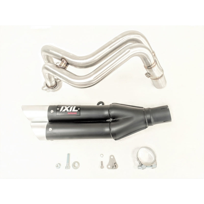 Yamaha Tracer 700 [IXIL] - Hyperlow komplett system rustfritt stål svart / polert aluminium - XY9362XB