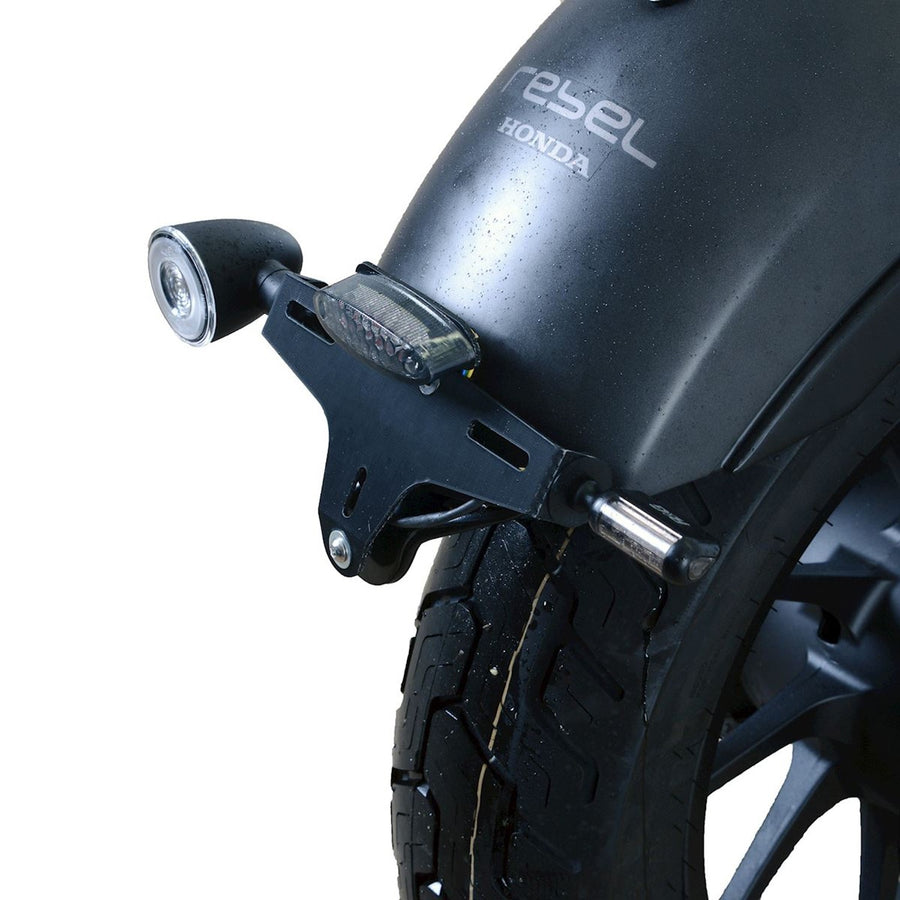 Honda CMX 500 A Rebel ABS (PC 56) [2020-2024] - Kennzeichenhalter Schwarz - Honda CMX500 Rebel (S)