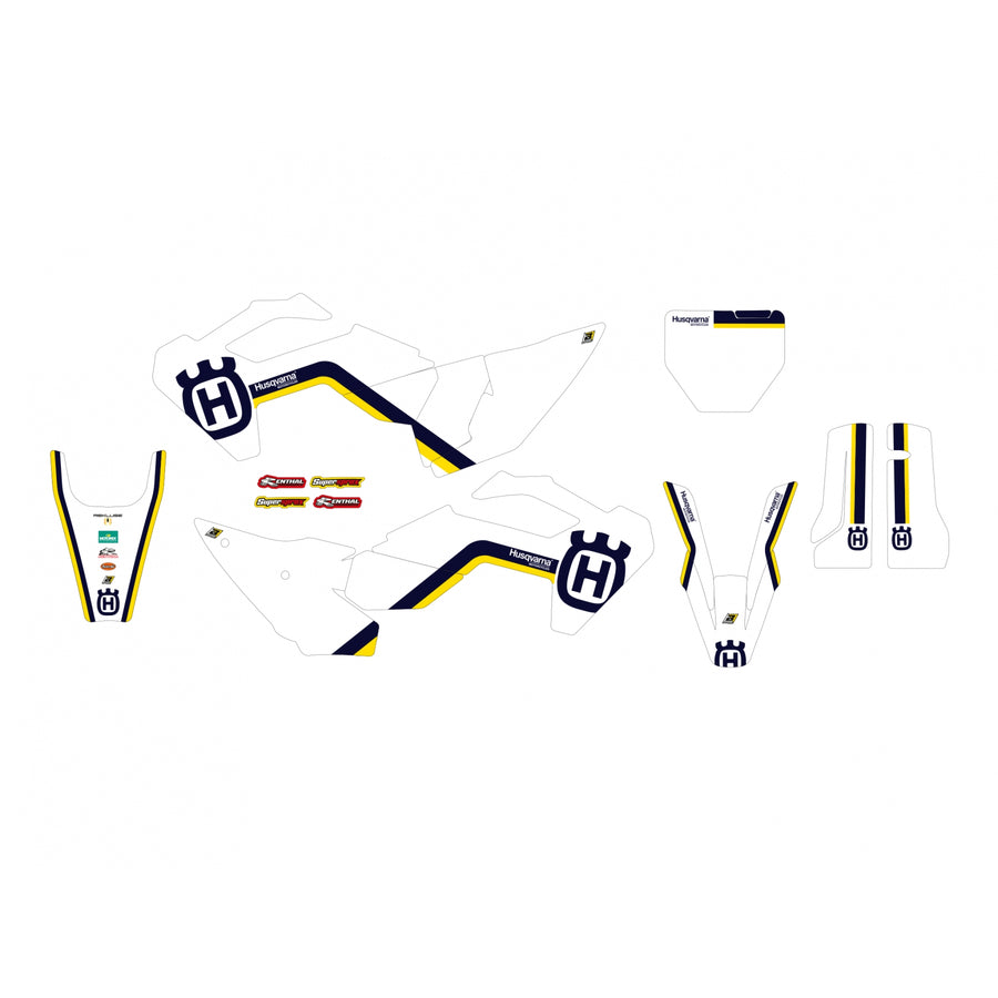 HUSQVARNA FC 250 [2023-2024] - Retro klistremerkesett - Husqvarna FC/TC