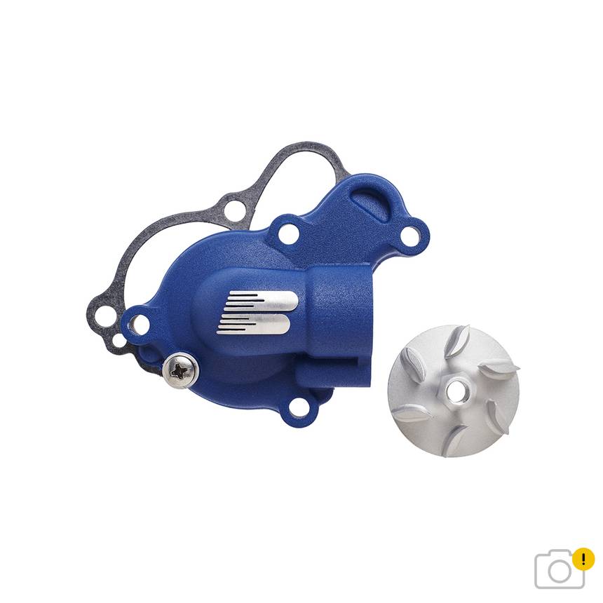 KTM 125 XC W [2017-2019] - SuperCooler Wasserpumpendeckel + Impeller-Kit - Blau