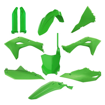 KAWASAKI KX 450 X [2024-2026] - Plastik-Kit mit Gabelprotektoren