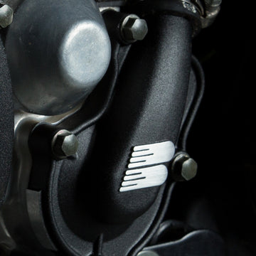 KAWASAKI KX 450 X [2024] - Supercooler Kit - Wasserpumpenabdeckung Schwarz mit Laufrad