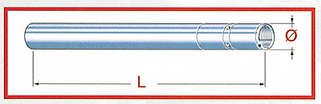 BUELL XB 9 S LIGHTNING [2003-2004] - Gabelstandrohr - 41 x 510 mm