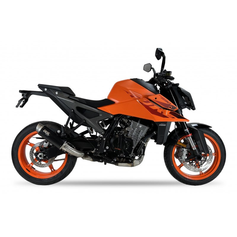 KTM 990 Duke [2024] - RC3B bakre lyddemper i rustfritt stål svart KTM 990 Duke (KTM R2 DK) 24-, E-testet