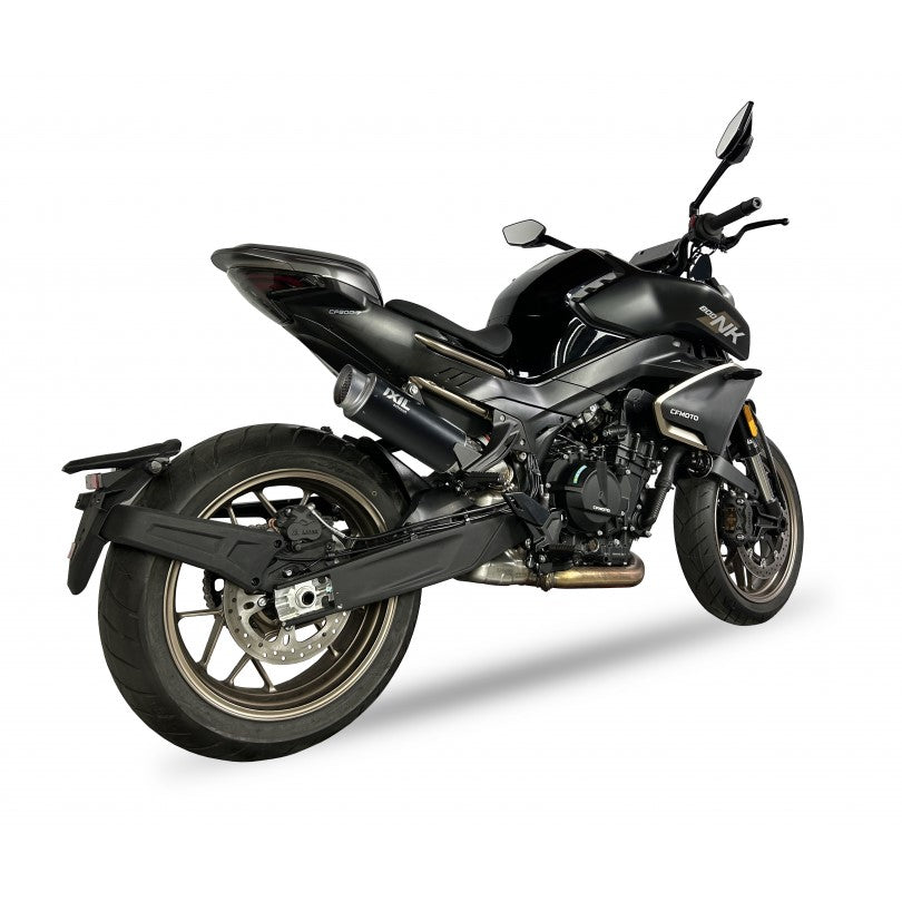 CF Moto 800 NK Advanced [2023-2024] - RC3B Slip-On lyddemper rustfritt stål svart