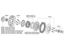 Vespa PX E Arcobaleno Electric Starter 150 [1981-1997] - racingclutch med Z22 tannhjul med spiralformede tenner