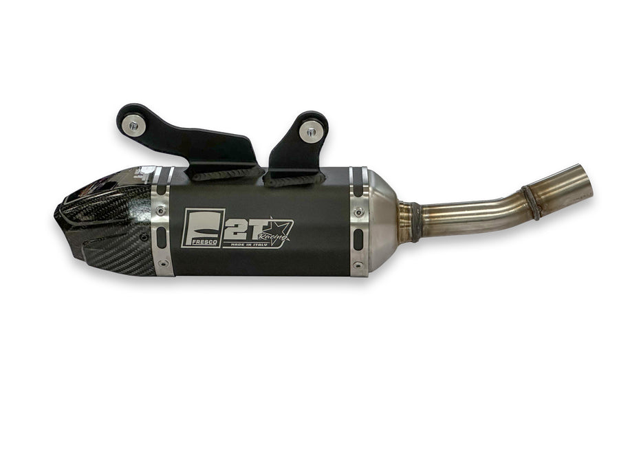 KTM 125 SX [2023-2027] - Carby Schalldämpfer schwarzes Aluminium/Karbon-Endkappe