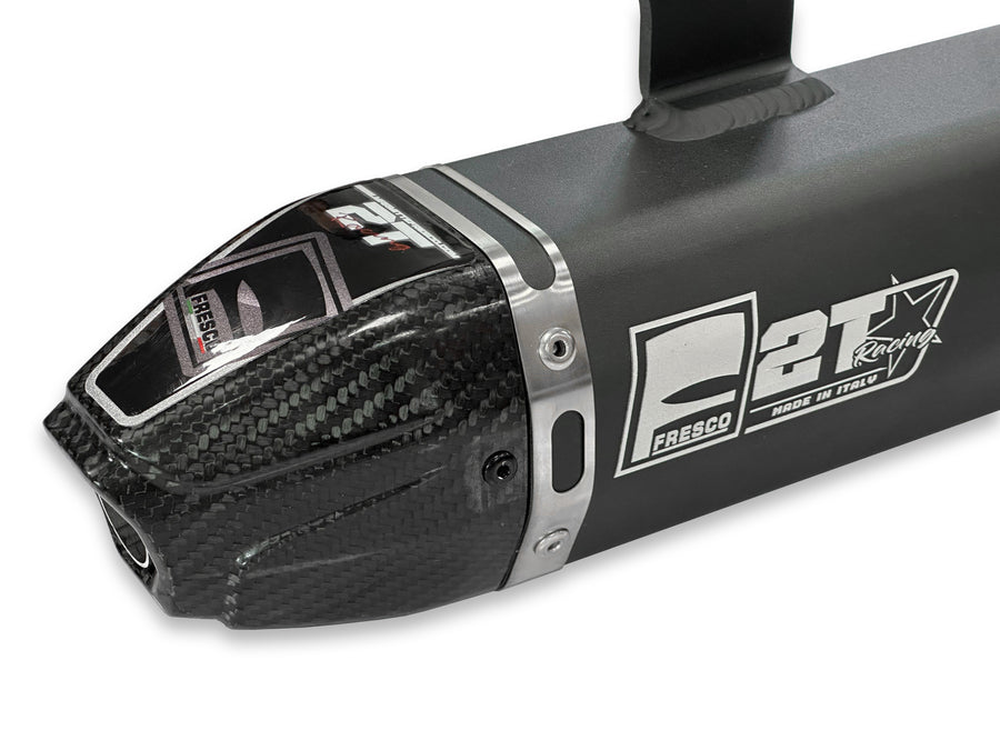 Beta RX 300 2 T [2021-2026] - Carby Schalldämpfer schwarzes Aluminium/Karbon-Endkappe