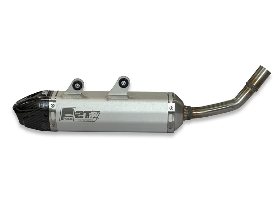 Sherco 250 SE Factory [2024-2027] - Carby Schalldämpfer weisses Aluminium/Karbon-Endkappe