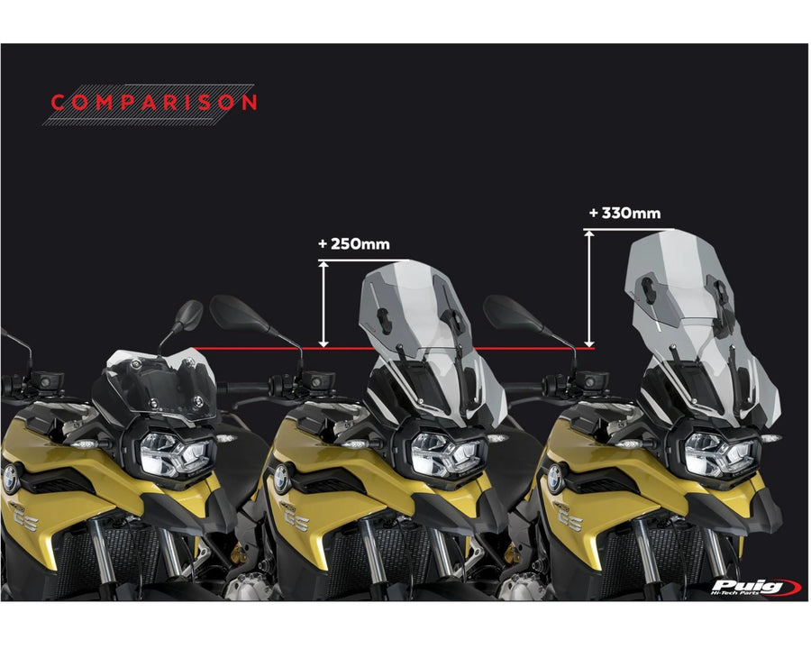 BMW F 800 GS [2025] – Justerbar frontrute – Tonet