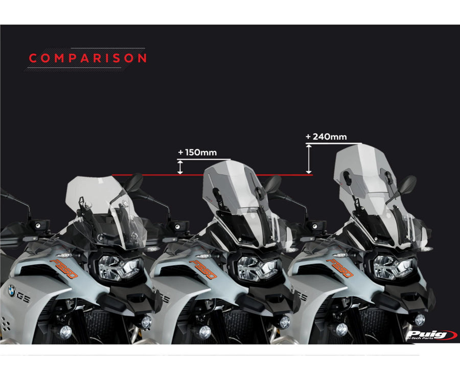 BMW F 750 GS [2024] – Justerbar skjerm – Gjennomsiktig
