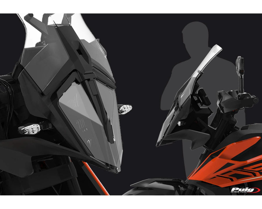 KTM 390 ADVENTURE SW [2024] – Frontlysbeskyttelse – Gjennomsiktig