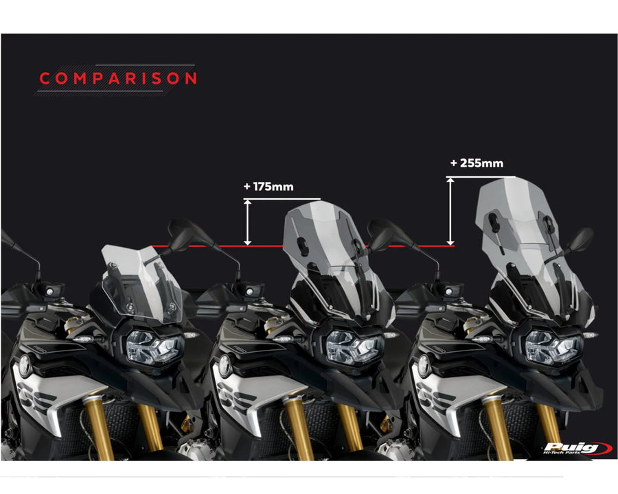 BMW F 750 GS [2024] – Justerbar frontrute – kraftig tonet