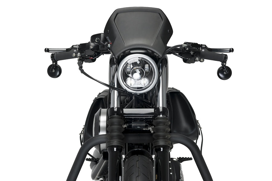 HARLEY DAVIDSON SPORTSTER 883 IRON XL883N [2012] - ALU frontplate | Svart | PUIG 1352N