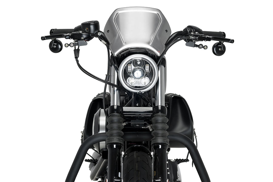 HARLEY DAVIDSON SPORTSTER 883 IRON XL883N [2012] - ALU frontplate | Sølv | PUIG 1352P