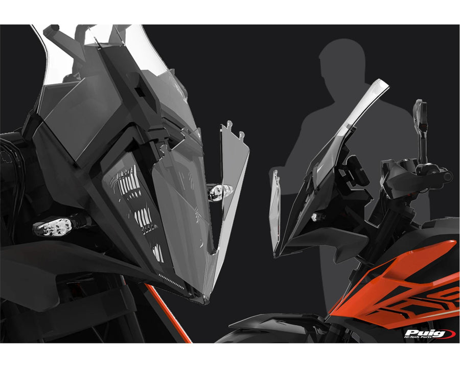 KTM 390 ADVENTURE SW [2024] – Frontlysbeskyttelse – Gjennomsiktig