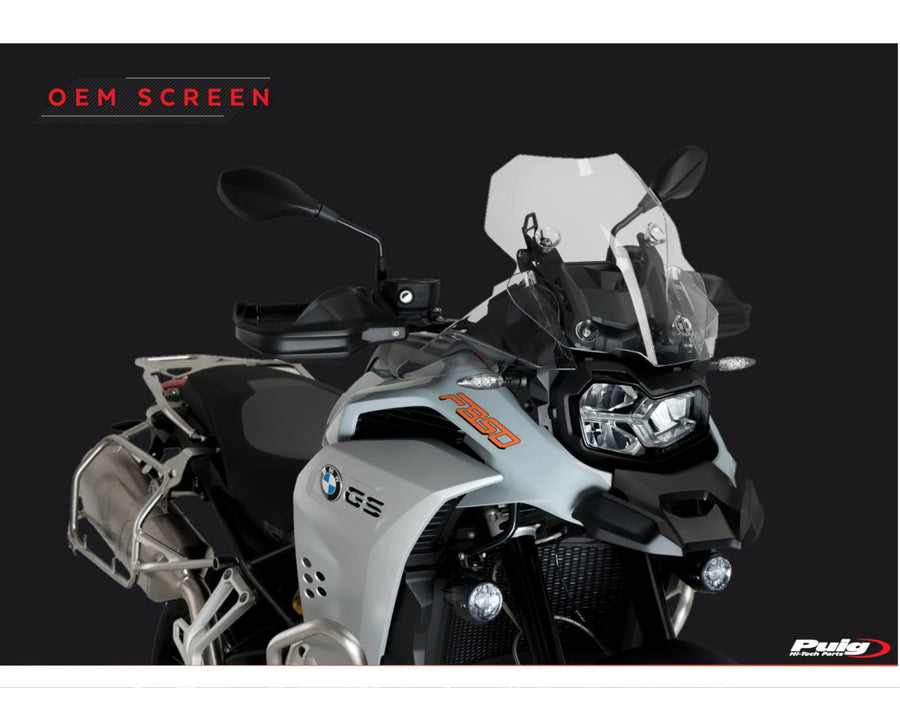 BMW F 750 GS [2024] – Justerbar skjerm – Gjennomsiktig