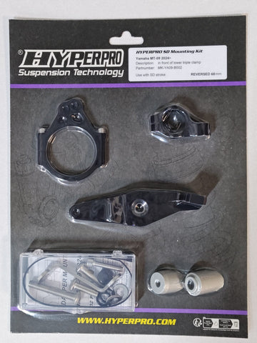 Yamaha MT-09 [HYPERPRO] - Monteringssett for styredemper, svart (MK-YA09-B002-B)