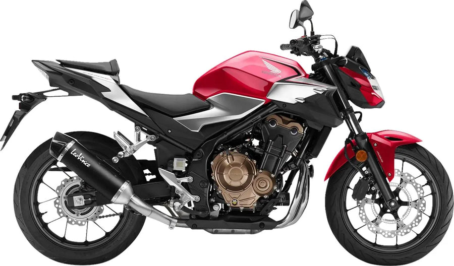 honda cb 500 [LEOVINCE] – Nero baklyddemper – rustfritt stål