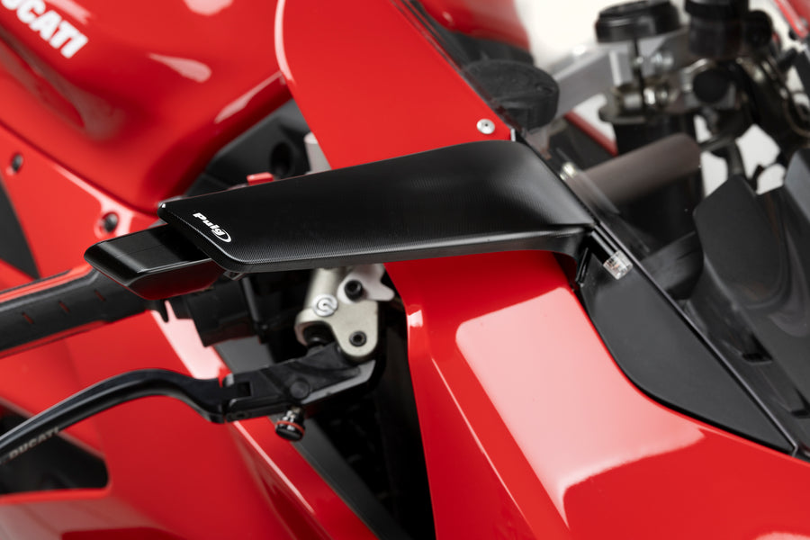 DUCATI PANIGALE V2 [2024] – Ryggespeil Aileron – Sort