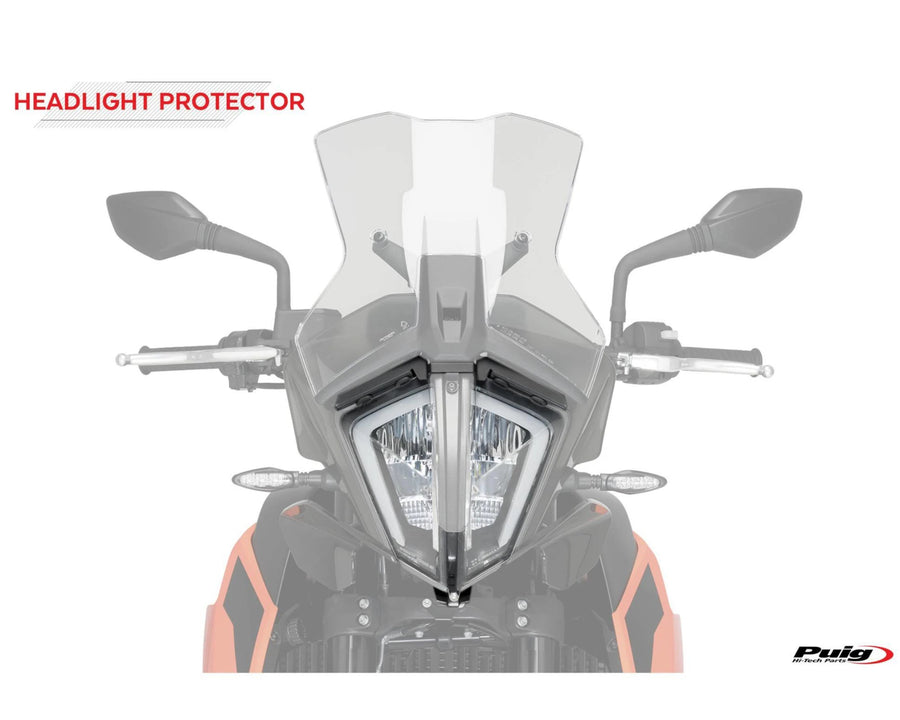 KTM 390 ADVENTURE SW [2024] – Frontlysbeskyttelse – Gjennomsiktig