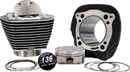 Harley-Davidson FLTRT 1868 Road Glide 3 114 [2025] - 132" Hochverdichtungs- / 136" Big Bore Kit – Oberfläche: Hervorgehobene Lamellen, Black Granite – Merkmal: 0,00 cm³ Kuppelvolumen – Bild 1